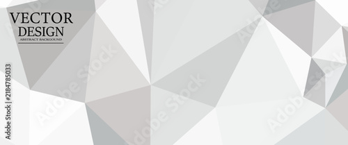 Elegant white triagles shapes background