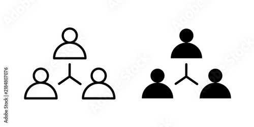 Third Party icon represents an external person, organization, or service involved between two primary parties in a process or transaction.