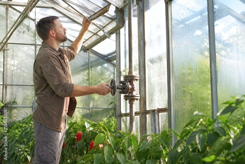Greenhouse equipment repair