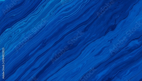 Blue Abstract Marble Wave Texture