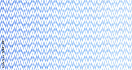 Watermark guilloche pattern with wavy lines creates secure money background. Certificate design features intricate passport style security elements and currency textures.