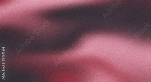 Foto Abstract Pink  grainy Gradient background with black noise texture glowing color