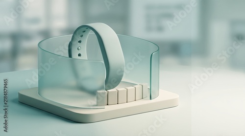 Fitness tracker protected by a translucent privacy screen