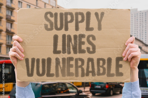Foto "Supply lines vulnerable" Transportation routes targeted in ongoing operations