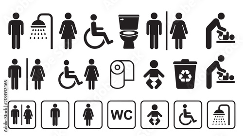  Pictograms for public facility 