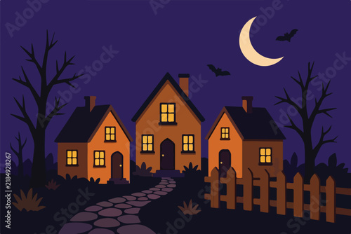 Foto Halloween-themed background vector