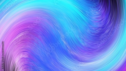 Abstract neon concentric waves with hypnotic flowing motion, creating a futuristic vortex tunnel effect. Vibrant cyan, lavender and violet gradient background with dynamic ripples. Loop