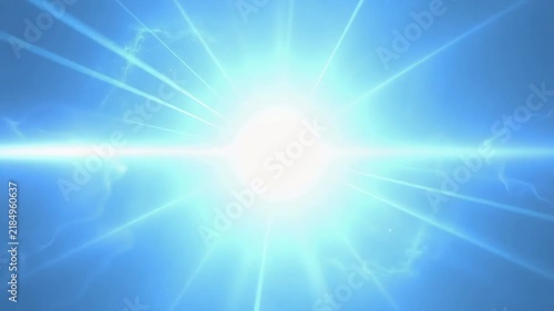 Dynamic visual journey exploring the origins of light with radiant beams and vibrant glowing effects
