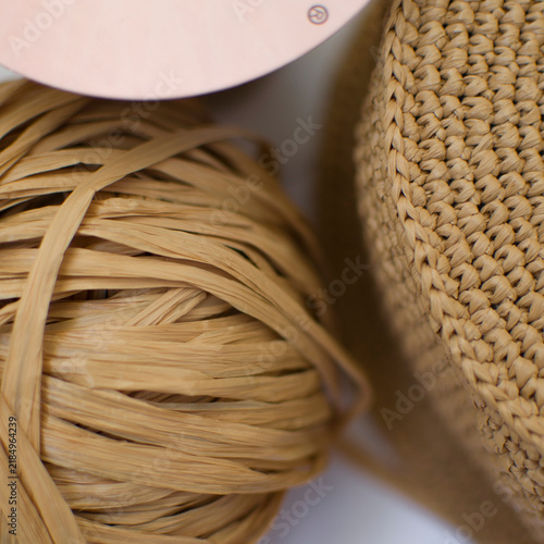 Cuadro en lienzo close up of straw hat