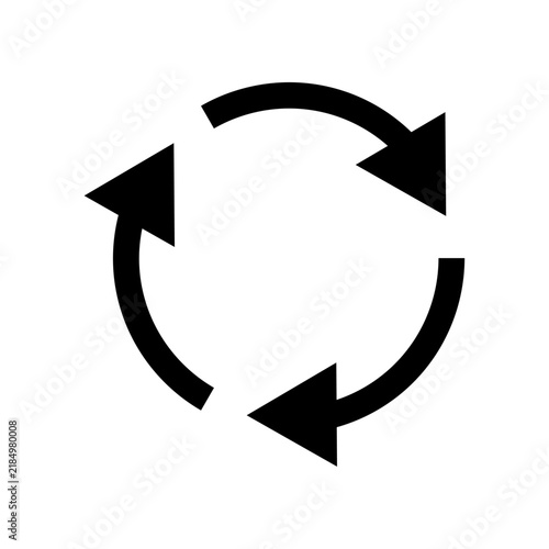 Tapety artystyczne Circular arrows icon