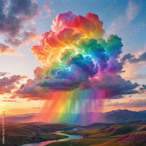 rainbow cloud