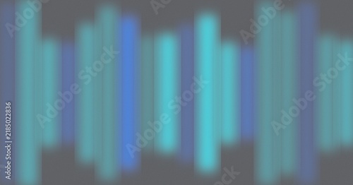 Abstract Blurred Blue and Cyan Vertical Light Bars on Dark Gray Background
