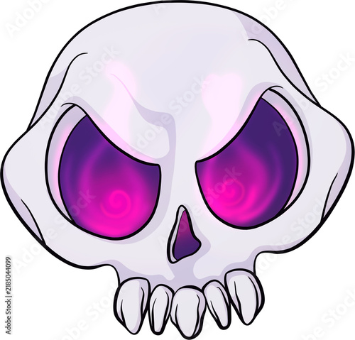Glowing Skull