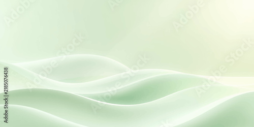 Abstract Blue Wavy Background with Flowing Silk Satin Waves, Smooth Fabric Texture, Soft Curves, Elegant Vector Pattern and Modern Minimal Wallpaper Design