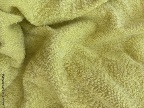 Bild auf Leinwand green towel close up
