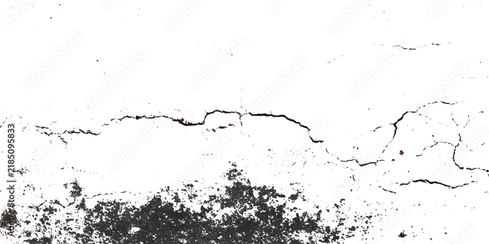 Fototapeta premium Abstract grunge black cracked texture. vintage old scratch damaged wall background design.