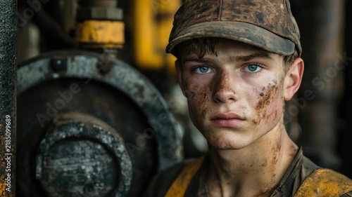 Working Man in Factory