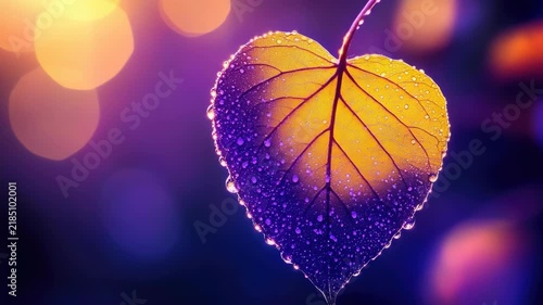 Purple Heart Leaf