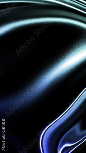 Abstract flowing waves with glowing highlights and smooth texture