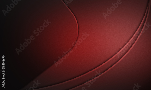 Red and Black Grainy Gradient Abstract Background with Organic Curved Lines