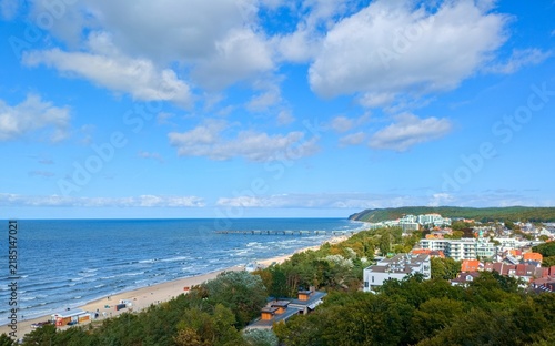 Misdroy (polnisch: Międzyzdroje), oft als die „Perle der Ostsee“bezeichnet, ist eines der beliebtesten und lebhaftesten Seebäder an der polnischen Ostseeküste.