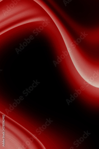 3D abstract red on black background for poster cover wallpaper banner header design, blur shape on dark grain texture vertical backdrop with noisy effect