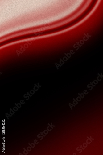 3D abstract red on black background for poster cover wallpaper banner header design, blur shape on dark grain texture vertical backdrop with noisy effect