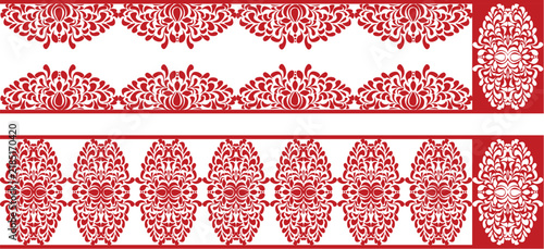 saree design, puja saree, WHITE SAREE WITH RED BORDER