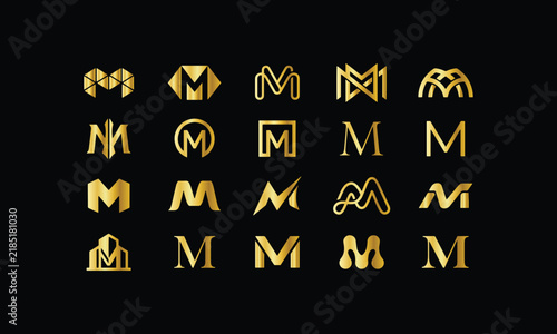 20 Minimal M Letter Logo Designs – Modern Monogram Vector Collection