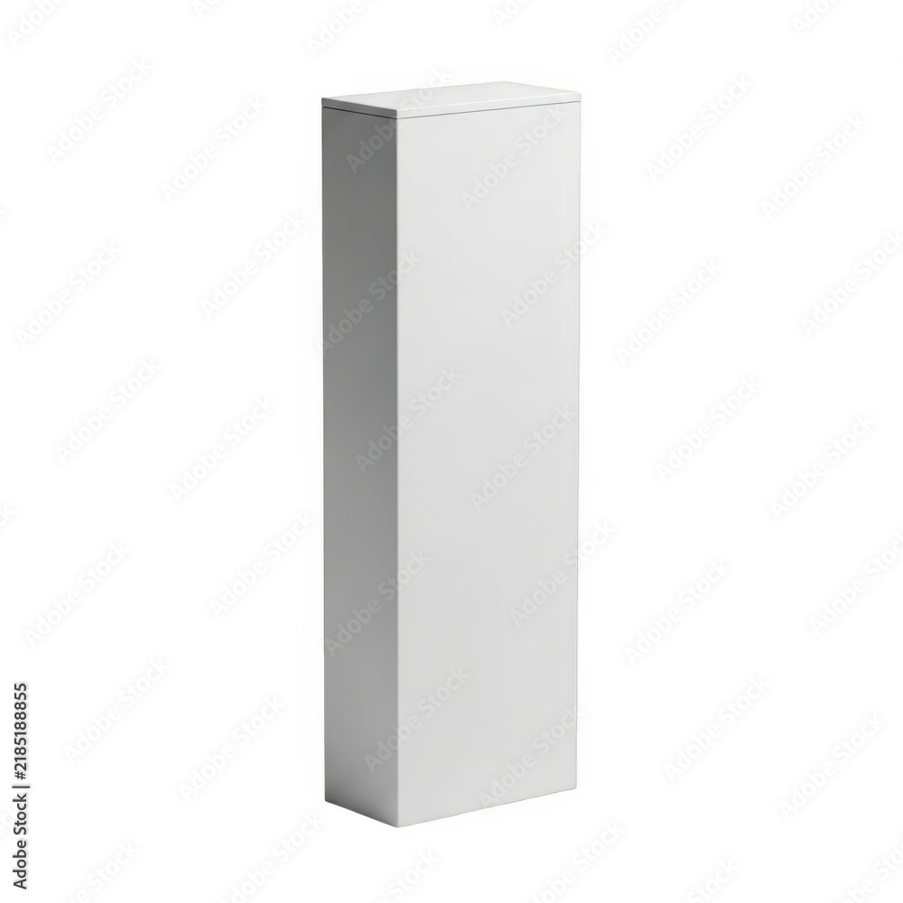 Fototapeta premium Minimalist gray rectangular box design