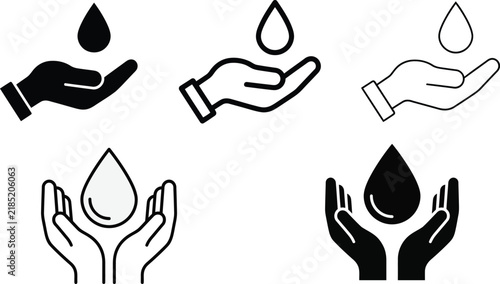 Black Outline Hand Gesture Pointing Right Icon