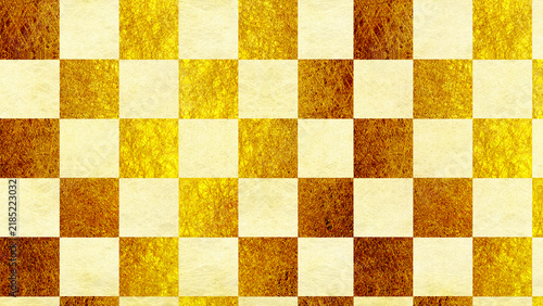 Festive gold checkered background asset