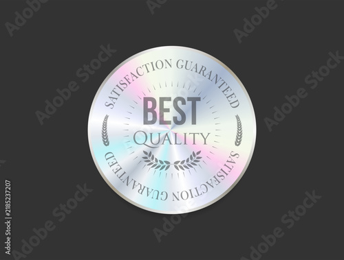 Hologram Tag labels in different gradients, Hologram sticker digital authenticity genuine holographic seal