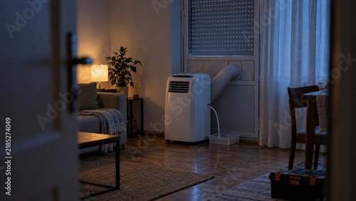 Naklejka Indoor Cooling System Display