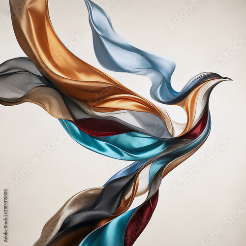 Bird Hidden in Silk