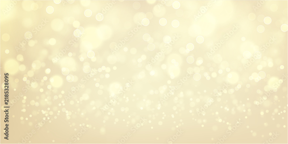 Obraz premium Soft Golden Bokeh Light Background