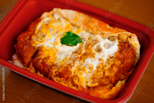 Naklejka カツ丼 弁当