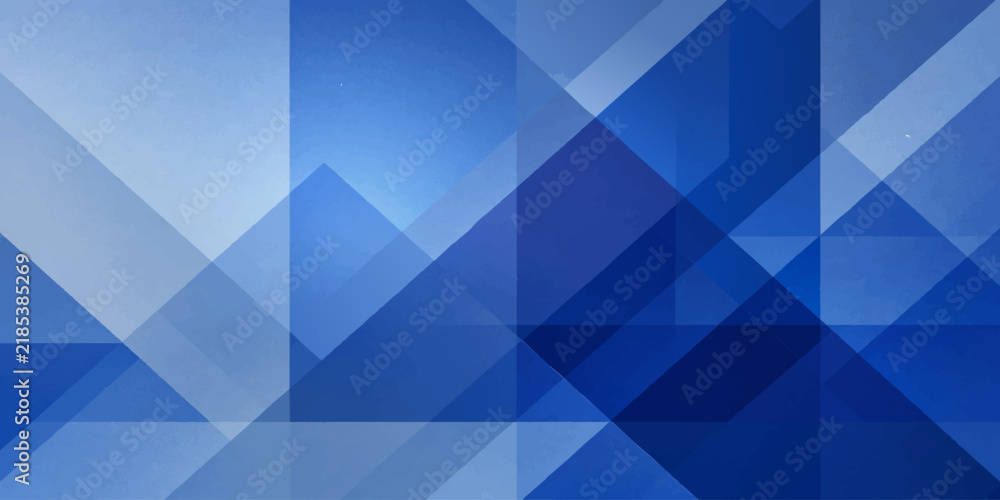 Obraz premium Abstract blue geometric background featuring overlapping transparent triangular shapes and light gradients low poly abstract geometric background triangles polygons minimalist illustration