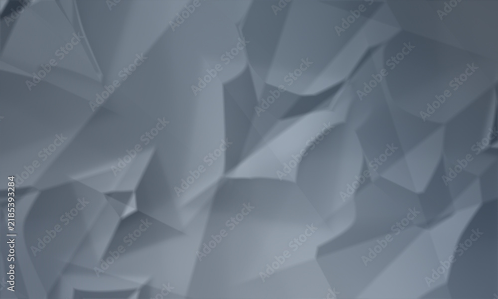 Fototapeta premium A seamless pattern abstract geometric low poly background in cool blue tones