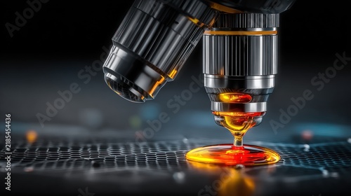 Industrial 3D printing technology process.