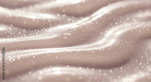 Soft Creamy Texture with Glittering Particles Abstract Background.