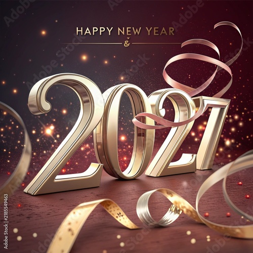 Obraz na płótnie new year