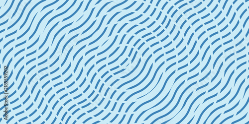 Blue wavy pattern background with light blue and blue colors. The background has a smooth, flowing texture with blue tones. Psychedelic pattern background vector.