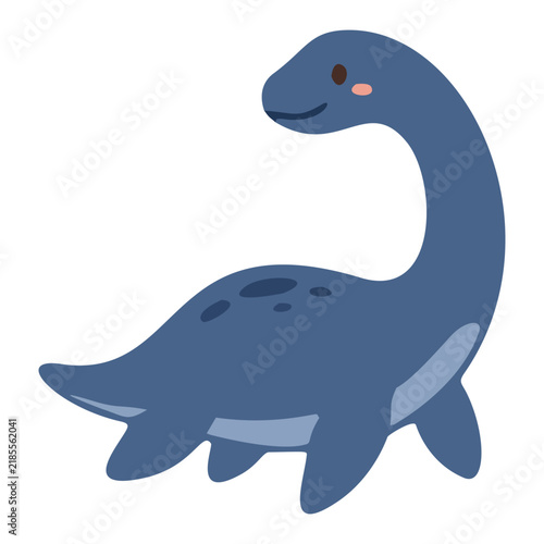 Blue Plesiosaurus Water Dinosaur Swimming