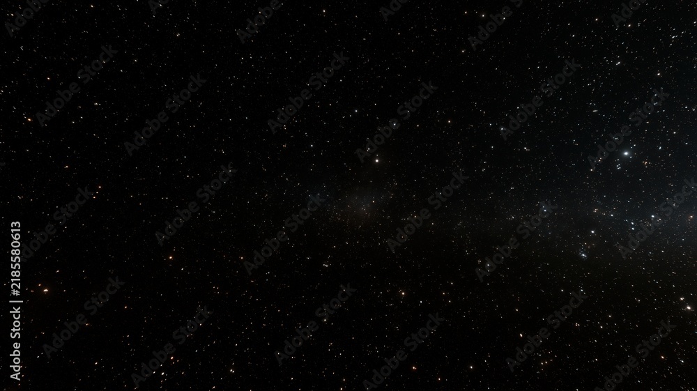 Fototapeta premium 無数の星が輝く夜空の宇宙空間。天文学や宇宙科学の資料や背景に最適な星空のイメージ