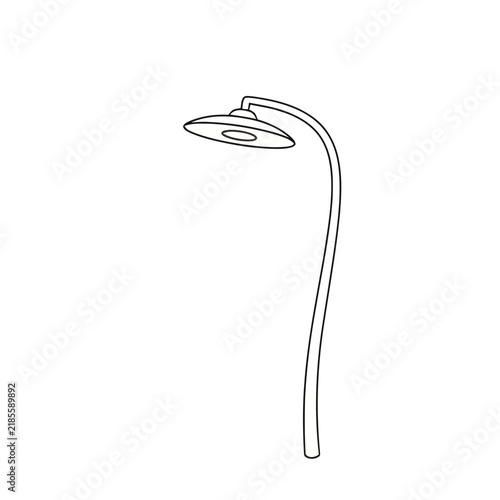 Street lamp illustration
