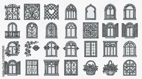 Elegant Architectural Window Designs Collection for Home and Building Projects