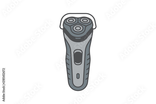 Foto Electric Rotary Shaver Vector Illustration