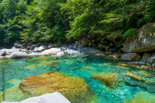 長野県　大桑村　阿寺渓谷
