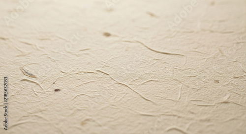 Textured beige paper background with natural fibers